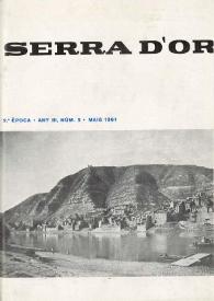 Portada:Serra d'Or. Any III, núm. 5, maig 1961