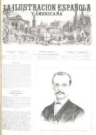 Portada:La Ilustración española y americana. Año XVI. Núm. 3. Madrid 16 de enero de 1872