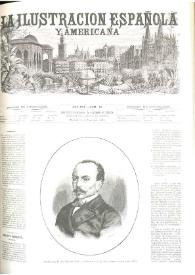Portada:La Ilustración española y americana. Año XVI. Núm. 11. Madrid 16 de marzo de 1872