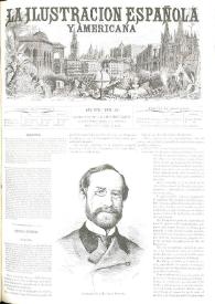 Portada:La Ilustración española y americana. Año XVII. Núm. 15. Madrid 16 de abril de 1873