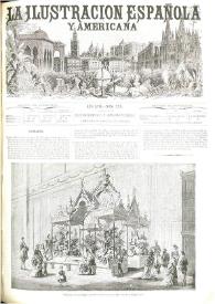 Portada:La Ilustración española y americana. Año XVII. Núm. 22. [Madrid 8 de junio de 1873