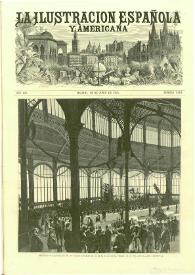 Portada:La Ilustración española y americana. Año XIX. Núm. 23. Madrid, 22 de junio de 1875