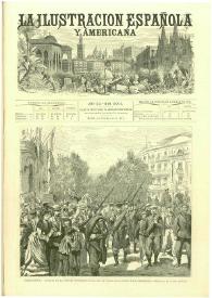 Portada:La Ilustración española y americana. Año XIX. Núm. 34. Madrid, 15 de setiembre de 1875 [sic]