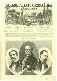 Portada:La Ilustración española y americana. Año XIX. Núm. 36. Madrid, 30 de setiembre de 1875 [sic]