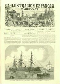 Portada:La Ilustración española y americana. Año XIX. Núm. 43. Madrid, 22 de noviembre de 1875
