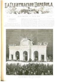 Portada:La Ilustración española y americana. Año XX. Suplemento al núm. 12, marzo 1876