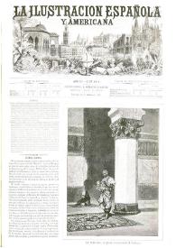 Portada:La Ilustración española y americana. Año XX. Núm. 24. Madrid, 30 de junio de 1876