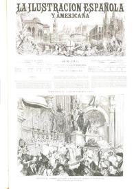 Portada:La Ilustración española y americana. Año XX. Núm. 39. Madrid, 22 de octubre de 1876