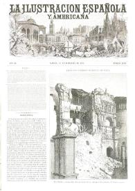 Portada:La Ilustración española y americana. Año XX. Núm. 45. Madrid, 8 de diciembre de 1876