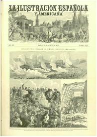Portada:La Ilustración española y americana. Año XXI. Núm. 31. Madrid, 22 de agosto de 1877
