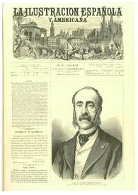Portada:La Ilustración española y americana. Año XXI. Núm. 37. Madrid, 8 de octubre de 1877