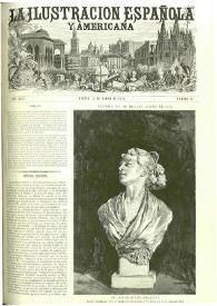 Portada:La Ilustración española y americana. Año XXII. Núm. 11. Madrid, 22 de marzo de 1878