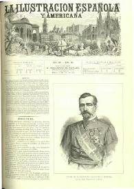 Portada:La Ilustración española y americana. Año XXII. Núm. 19. Madrid, 22 de mayo de 1878
