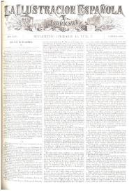 Portada:La Ilustración española y americana. Año XXIII. Suplemento literario al núm. 5, febrero 1879