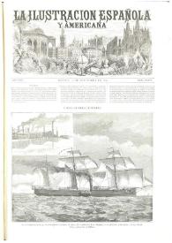 Portada:La Ilustración española y americana. Año XXV. Núm. 34. Madrid, 15 de setiembre de 1881 [sic]