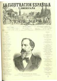 Portada:La Ilustración española y americana. Año XXVI. Núm. 4. Madrid, 30 de enero de 1882