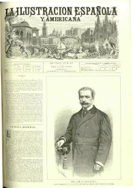 Portada:La Ilustración española y americana. Año XXVI. Núm. 15. Madrid, 22 de abril de 1882