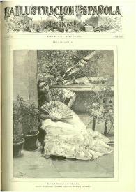 Portada:La Ilustración española y americana. Año XXVI. Núm. 19. Madrid, 22 de mayo de 1882