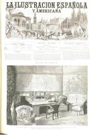 Portada:La Ilustración española y americana. Año XXVIII. Núm. 29. Madrid, 8 de agosto de 1884