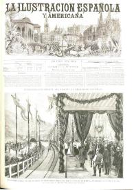 Portada:La Ilustración española y americana. Año XXVIII. Núm. 32. Madrid, 30 de agosto de 1884
