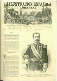 Portada:La Ilustración española y americana. Año XXX. Núm. 2. Madrid, 15 de enero de 1886