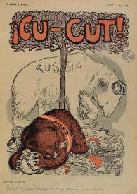 Portada:¡Cu-cut! Any III, núm. 106, 7 janer [sic] 1904