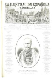 Portada:La Ilustración española y americana. Año XXXIII. Núm. 5. Madrid, 8 de febrero de 1889