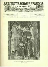 Portada:La Ilustración española y americana. Año XLIII. Núm. 6. Madrid, 15 de febrero de 1899