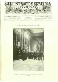 Portada:La Ilustración española y americana. Año XLIII. Núm. 22. Madrid, 15 de junio de 1899