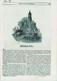 Portada:Semanario pintoresco español. Tomo III, Núm. 108, 22 de abril de 1838