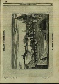 Portada:Semanario pintoresco español. Tomo II, Núm. 19, 10 de mayo de 1840