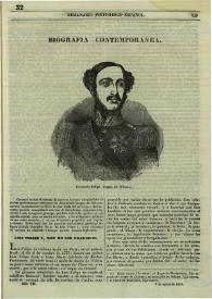 Portada:Semanario pintoresco español. Tomo IV, Núm. 32,  7 de agosto de 1842