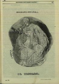 Portada:Semanario pintoresco español. Tomo IV, Núm. 47, 20 de noviembre de 1842