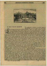 Portada:Semanario pintoresco español. Tomo IIII, Núm.22, 1 de junio de 1845