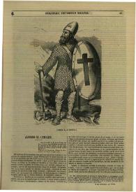 Portada:Semanario pintoresco español. Núm. 6,  5 de febrero de 1854