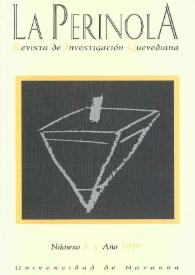 La Perinola : revista de investigación quevediana. Núm. 3, 1999 | Biblioteca Virtual Miguel de Cervantes