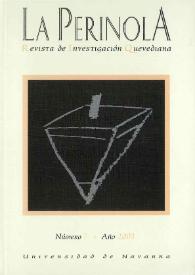 La Perinola : revista de investigación quevediana. Núm. 7, 2003 | Biblioteca Virtual Miguel de Cervantes