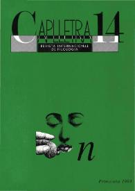 Caplletra: Revista Internacional de Filologia. Núm. 14, primavera 1993 | Biblioteca Virtual Miguel de Cervantes