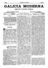 Galicia Moderna. Núm. 10, 5 de julio de 1885 | Biblioteca Virtual Miguel de Cervantes