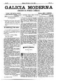 Portada:Galicia Moderna. Núm. 81, 14 de noviembre de 1886