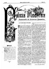 Portada:Galicia Moderna. Núm. 138, 18 de diciembre de 1887