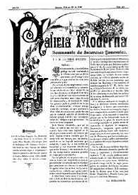 Portada:Galicia Moderna. Núm. 147, 19 de febrero de 1888