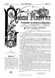 Portada:Galicia Moderna. Núm. 206, 14 de abril de 1889