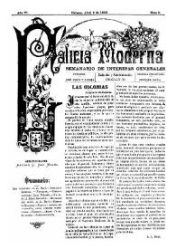 Portada:Galicia Moderna. Núm. 6, 6 de abril de 1890