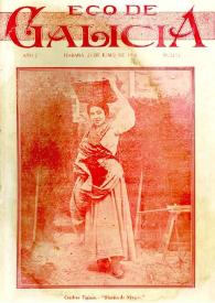 Portada:Eco de Galicia (A Habana, 1917-1936) [Reprodución]. Núm. 51 xuño 1918