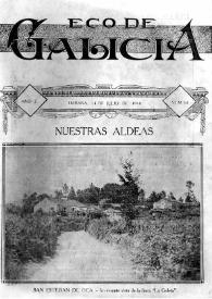 Portada:Eco de Galicia (A Habana, 1917-1936) [Reprodución]. Núm. 54 xullo 1918