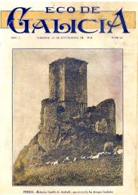Portada:Eco de Galicia (A Habana, 1917-1936) [Reprodución]. Núm. 64 setembro 1918