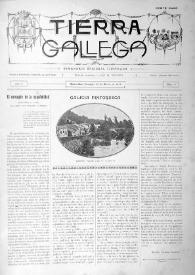 Portada:Tierra Gallega (Montevideo, 1917-1918) [Reprodución]. Núm. 6, 25 de marzo de 1917
