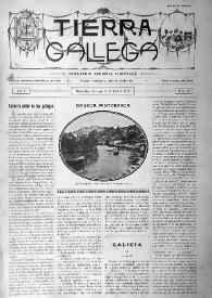 Portada:Tierra Gallega (Montevideo, 1917-1918) [Reprodución]. Núm. 10, 22 de abril de 1917