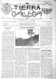 Portada:Tierra Gallega (Montevideo, 1917-1918) [Reprodución]. Núm. 17, 10 de junio de 1917